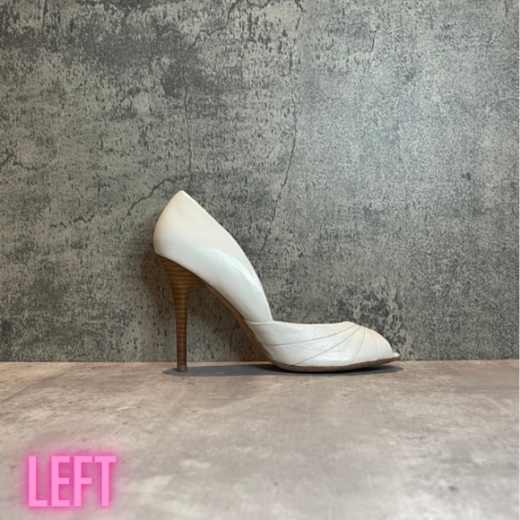 ALDO Peep Toe Folded Leather Pump - Picture 9 of 11